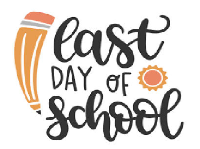  Last Day of School Button
